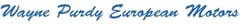 Wayne Purdy European Motors logo
